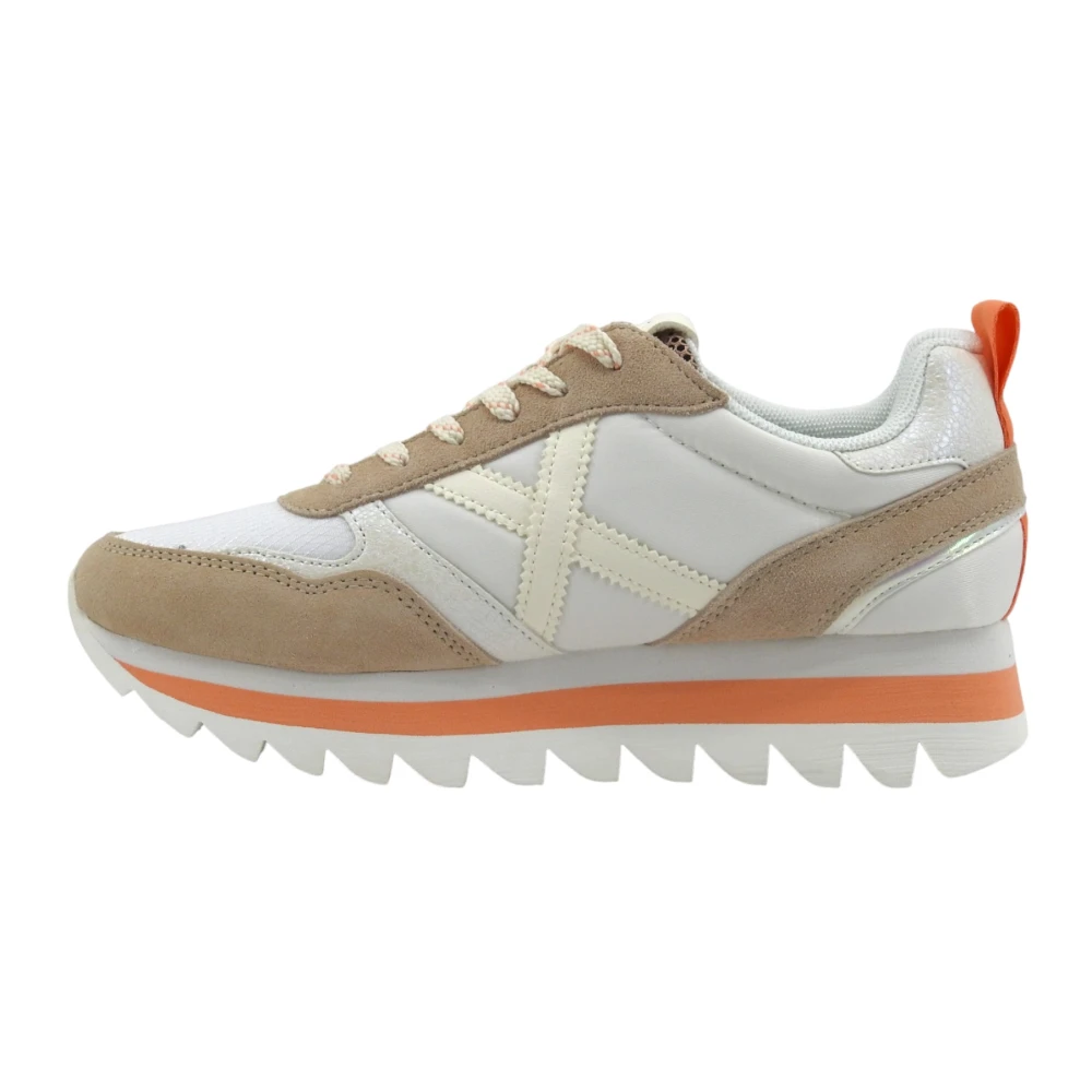 Munich Donna Bianco Scarpe, 38 Eu, New,
