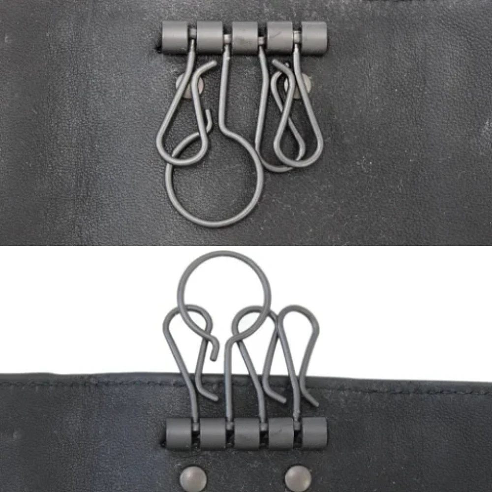 Bottega Veneta Vintage Pre-owned Fabric key-holders Black Dames