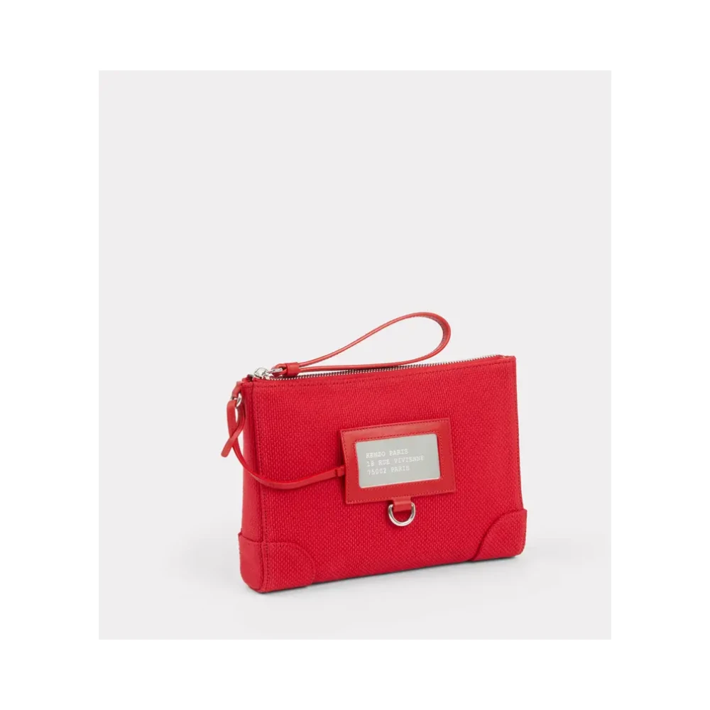 Kenzo Rode tas geïnspireerd op reizen met badgehouder Red Dames
