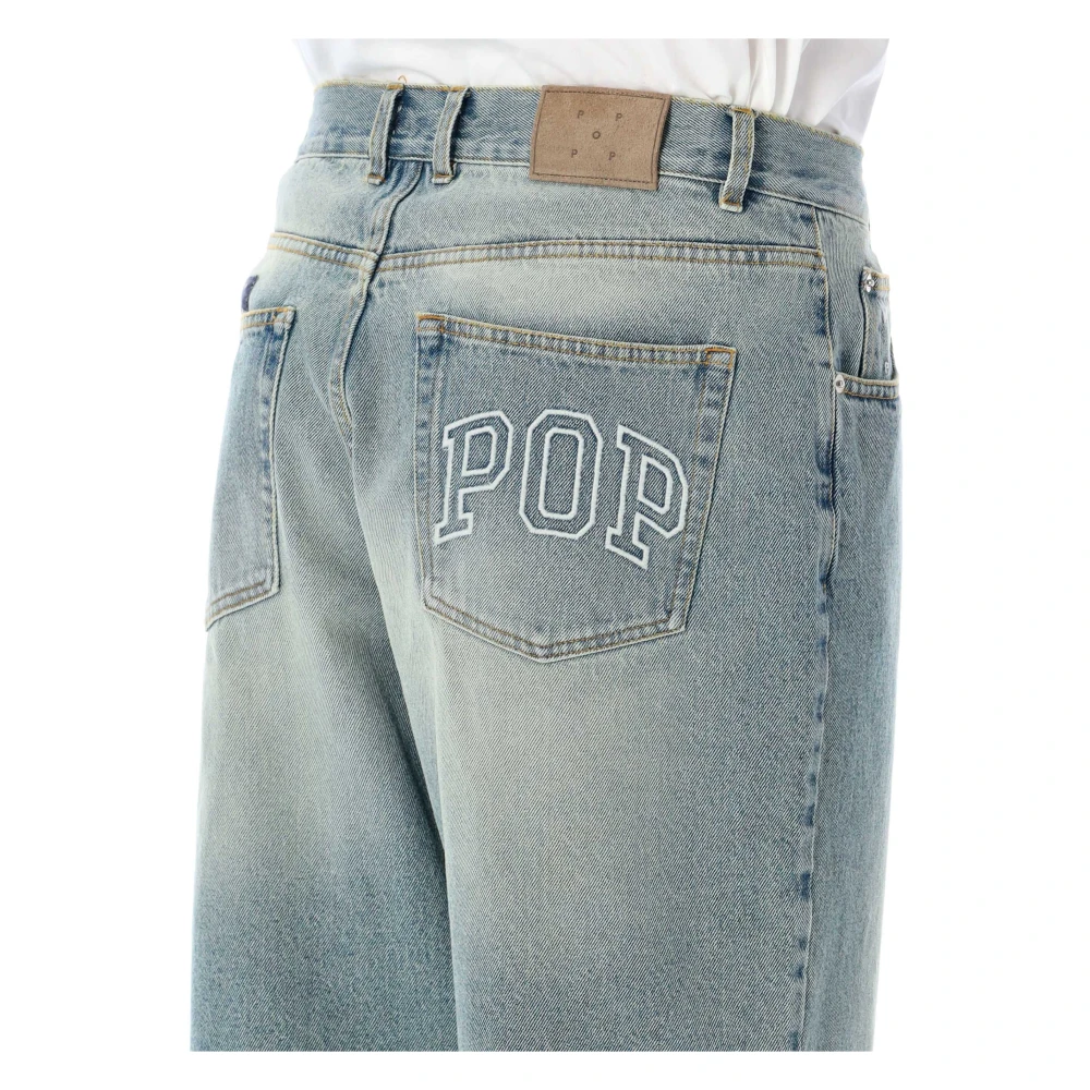 Pop Trading Company Denim Jeans Blue Heren