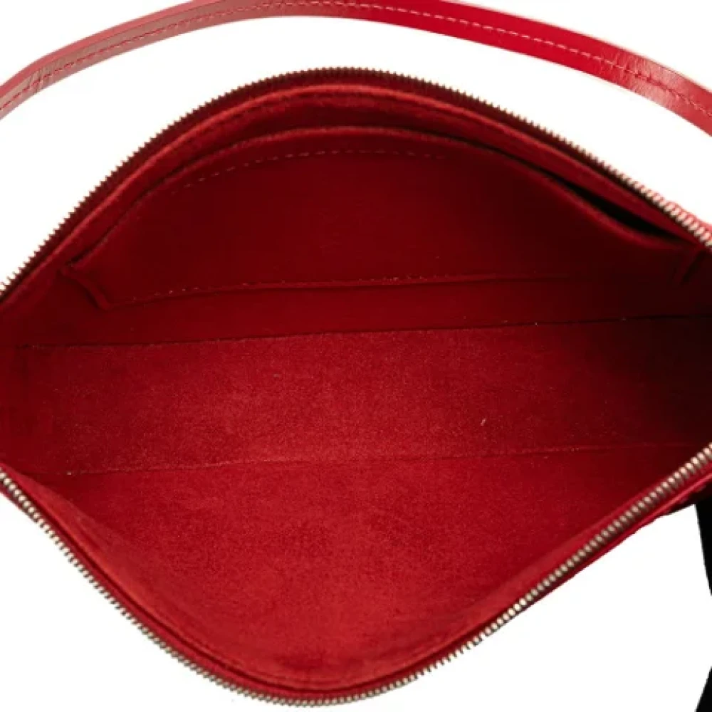 Louis Vuitton Vintage Pre-owned Leather clutches Red Dames