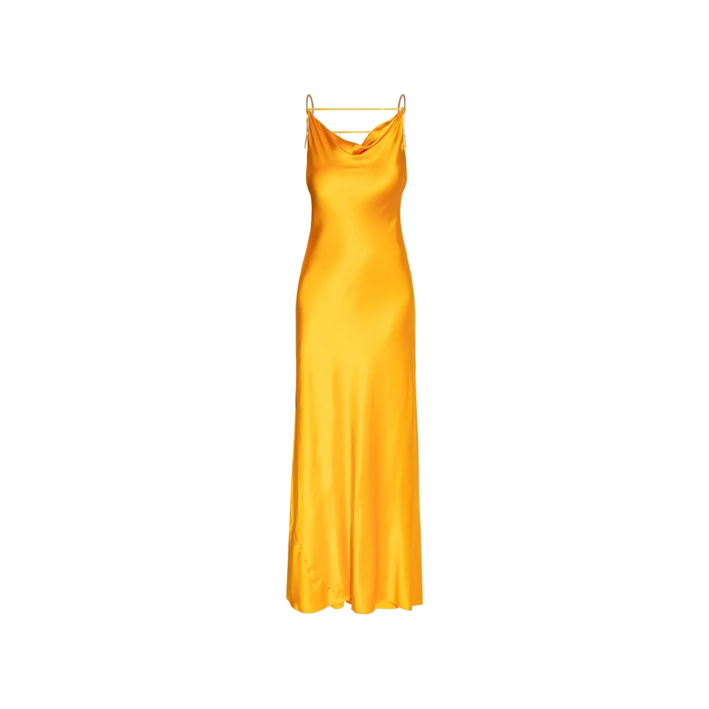 Cult Gaia Azelia jurk Orange Dames