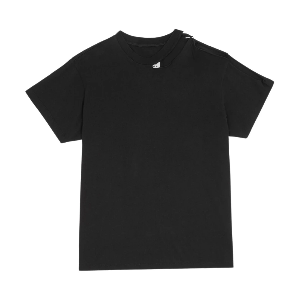 MM6 Maison Margiela T-Shirts Black Dames