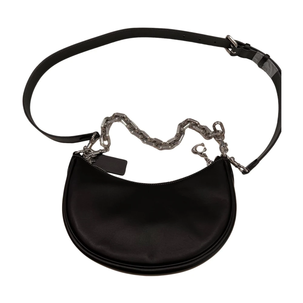Coach Zwarte leren gondel tas Black Dames