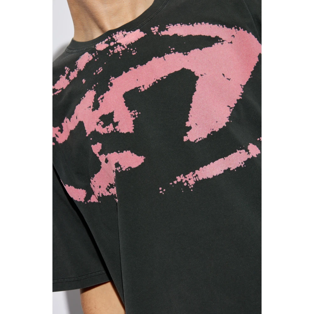 Diesel T-shirt T-Boxt-R21 Black Heren