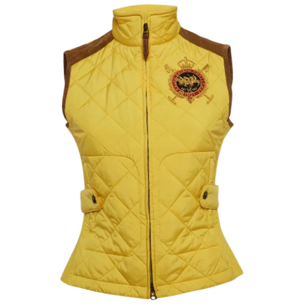 Ralph Lauren Pre-owned Fabric outerwear Yellow Dames