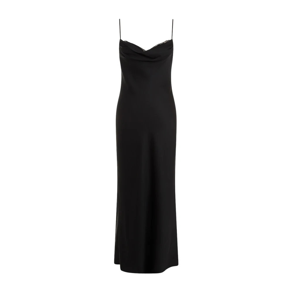 alexander mcqueen Zwarte Avondjurk Elegante Stijl Black Dames