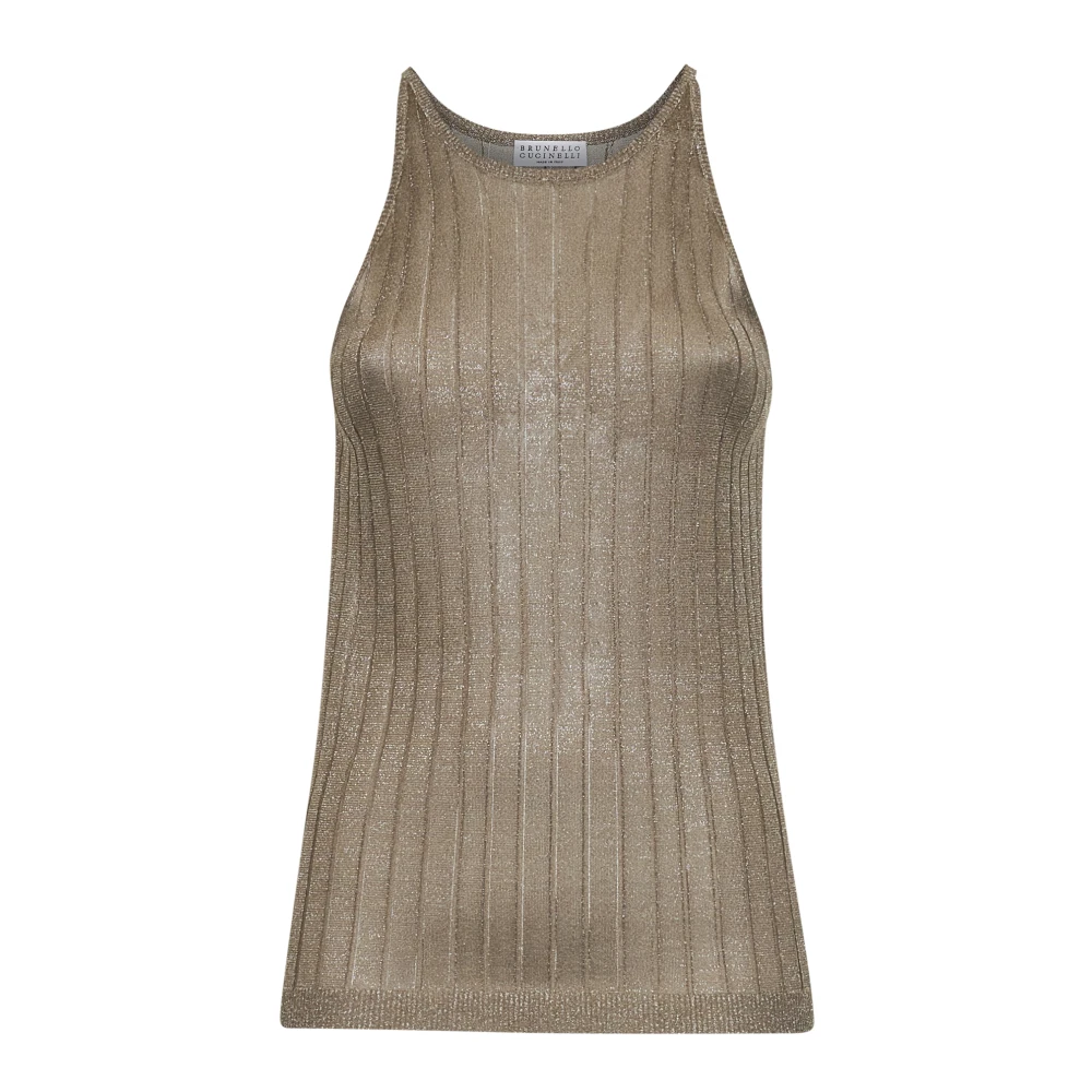Tops > Sleeveless Tops - - Brunello Cucinelli - Modalova