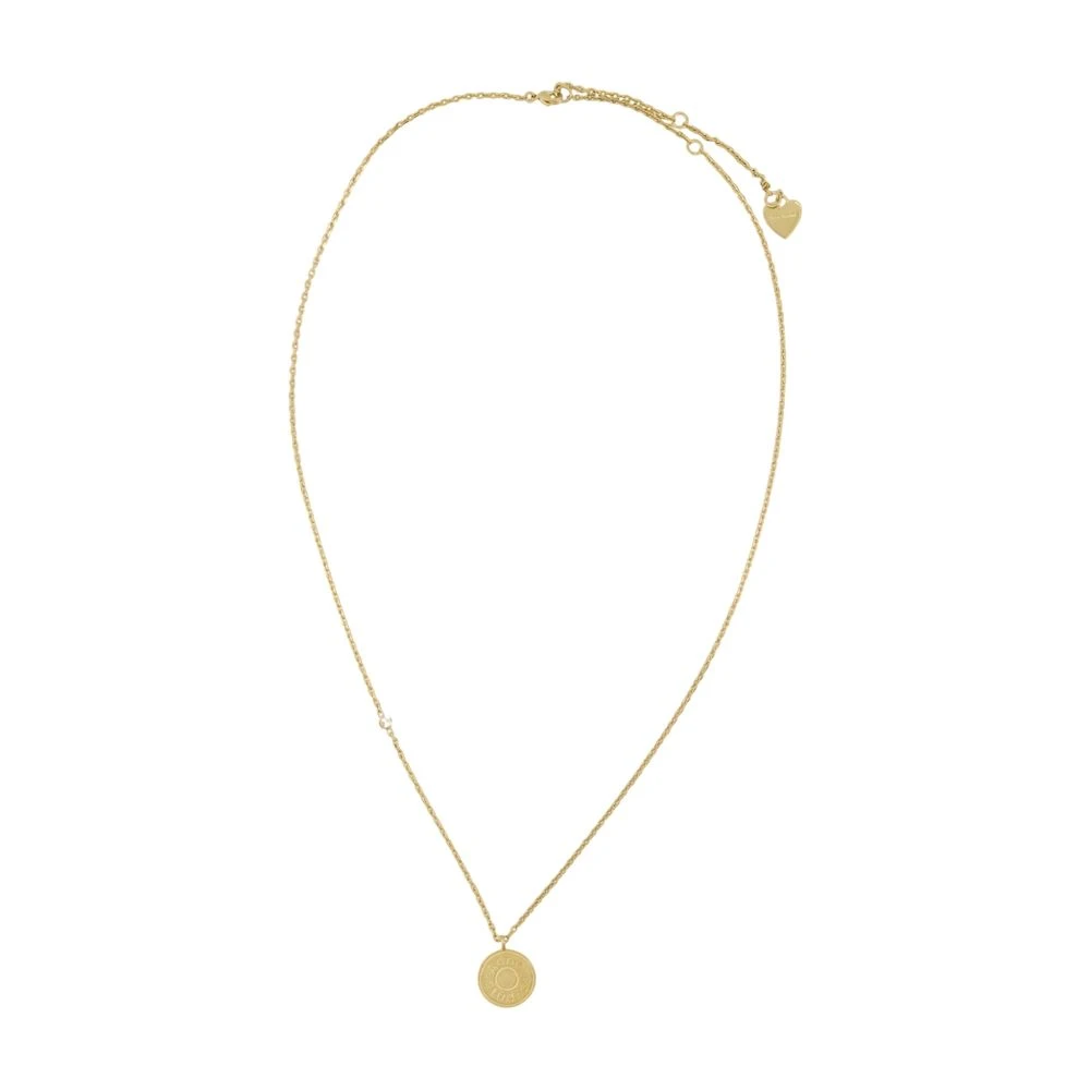 Acne Studios Women's Yellow Gold Denim Rivet Necklace Brass - Necklaces - One Size - Accessories