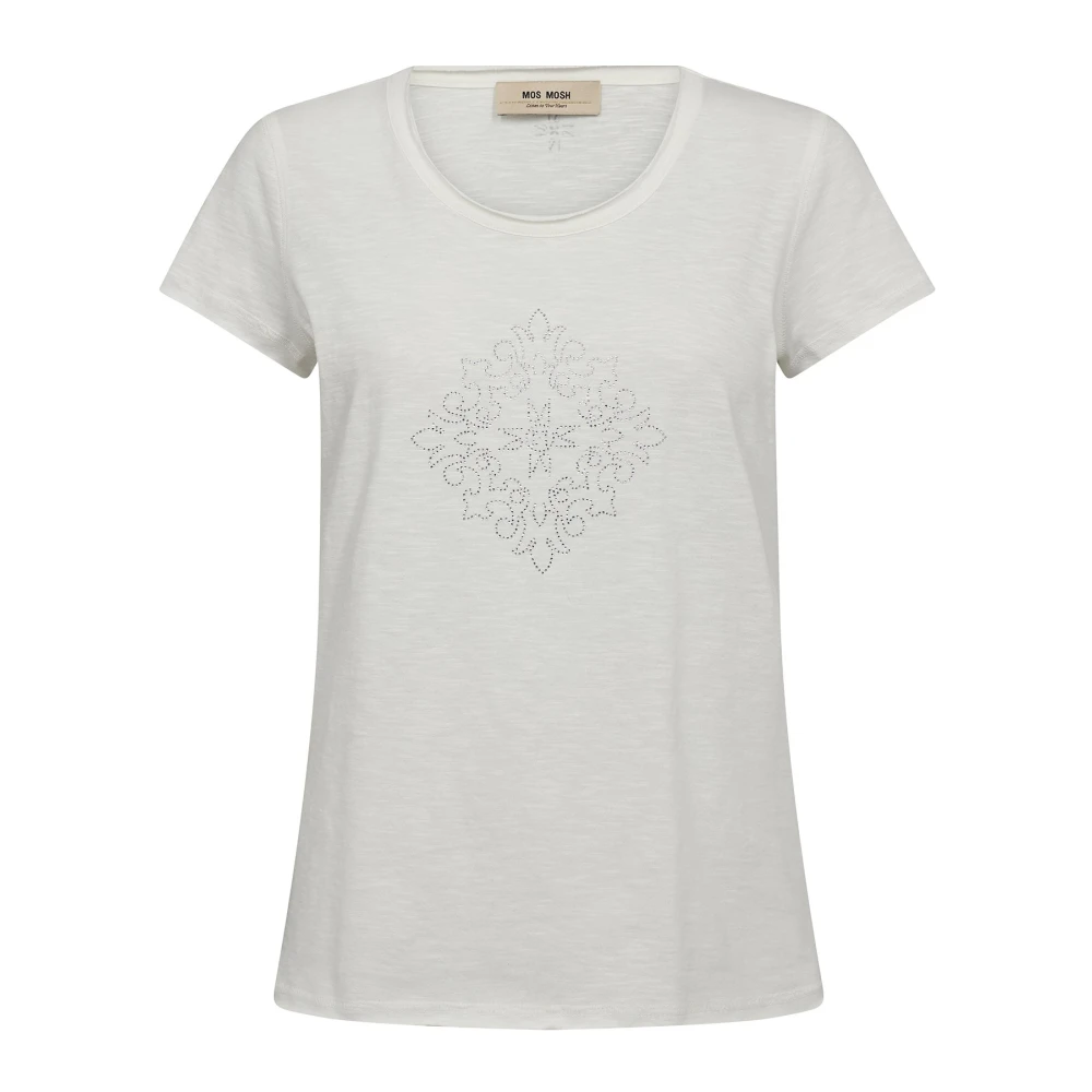 Mos Mosh - Mmsherri O-Ss Glam Tee Ecru - Gr. - S - Bild 3