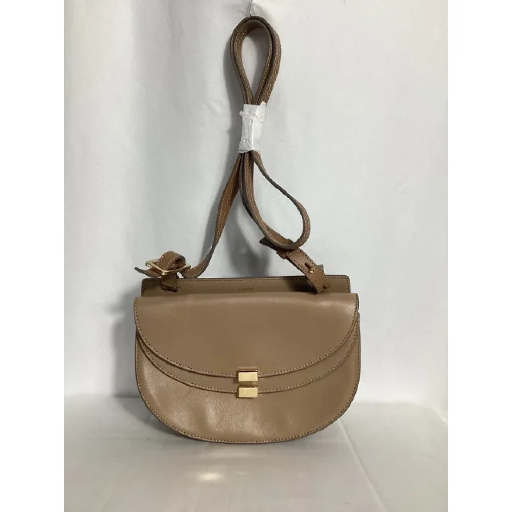 Chloé Pre-owned Leather crossbody-bags Brown Dames