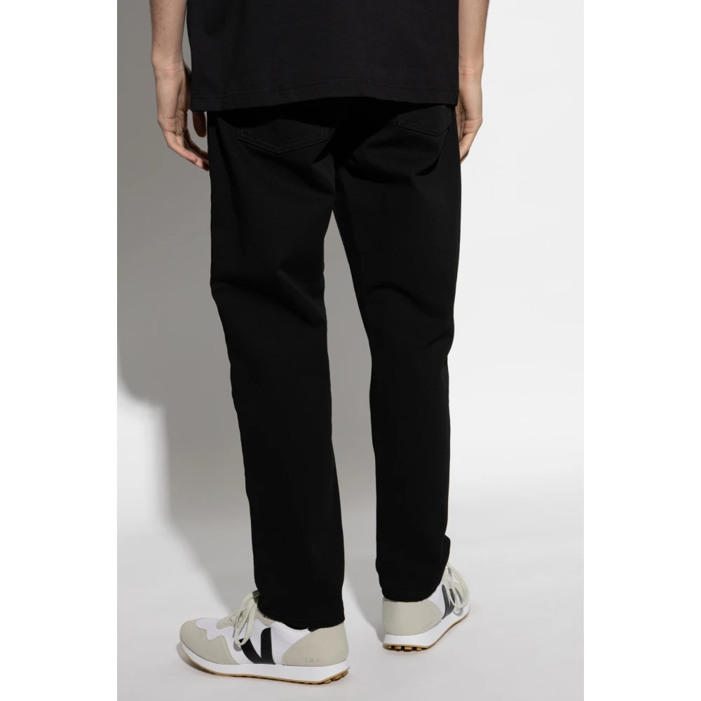 Carhartt WIP Jeans met logo Black Heren
