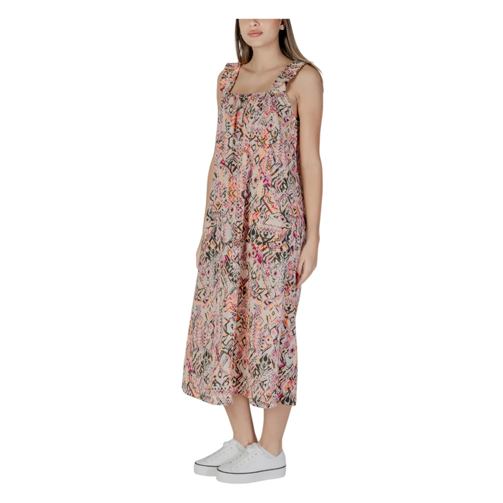 b.Young Katoenen Damesjurken Lente Zomer Collectie Multicolor Dames