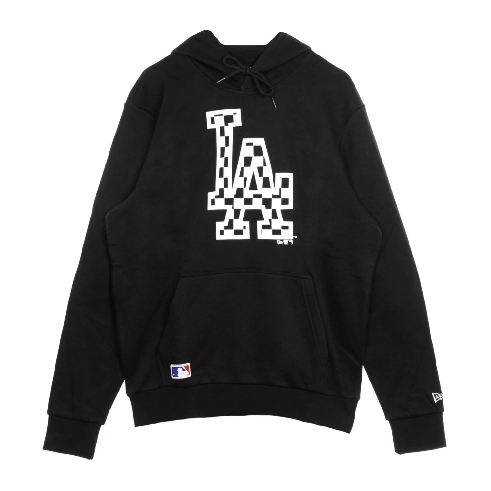 New era MLB Infill Logo Hoodie Zwart Wit Black Heren