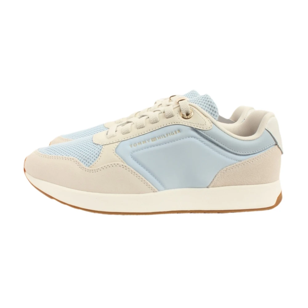Tommy Hilfiger Chic Eva Runner Mesh Dames Schoenen Blauw