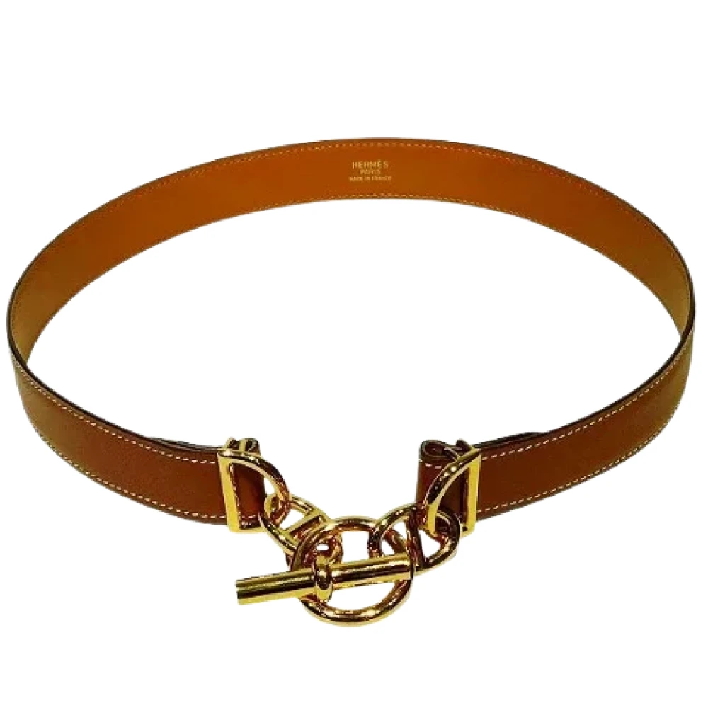 Hermès Vintage Pre-owned Leather belts Brown Dames