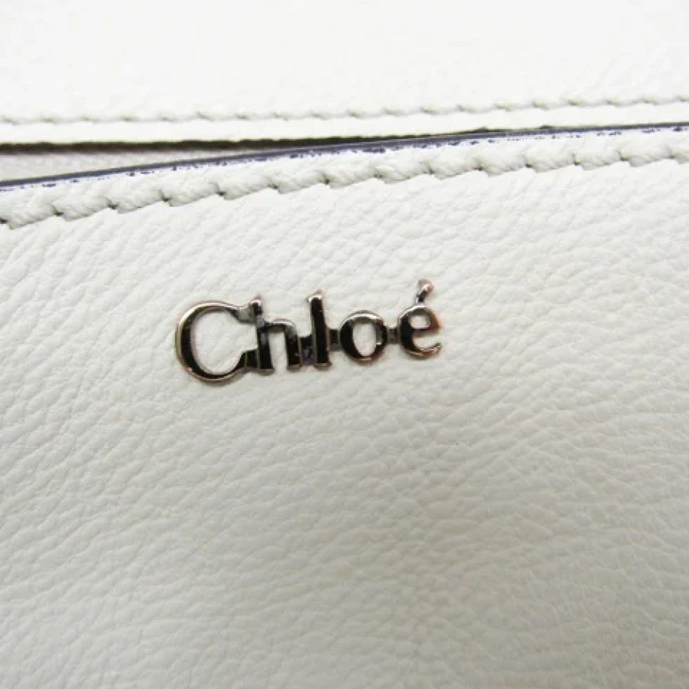 Chloé Pre-owned Leather handbags Beige Dames