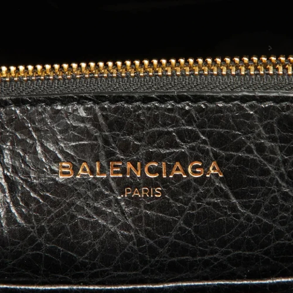 Balenciaga Vintage Pre-owned Leather balenciaga-bags Black Dames