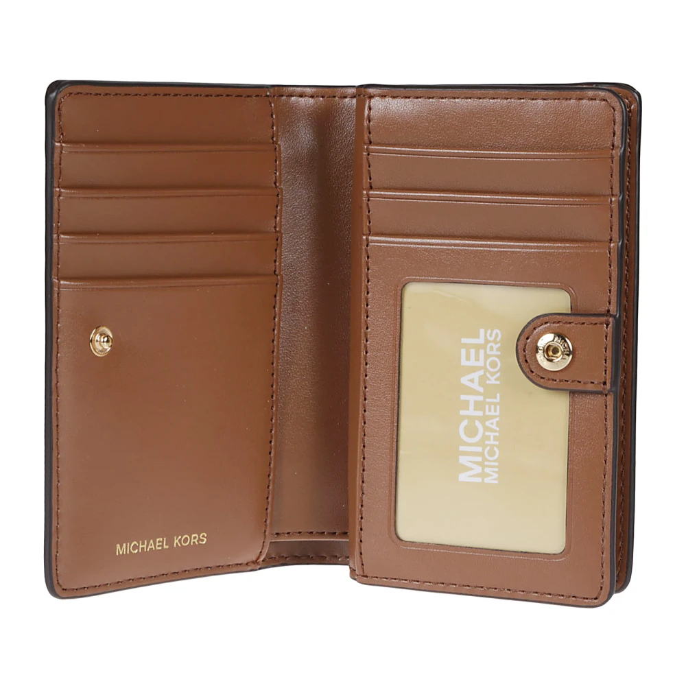 Michael Kors Snap Jet Set Portemonnee Brown Dames