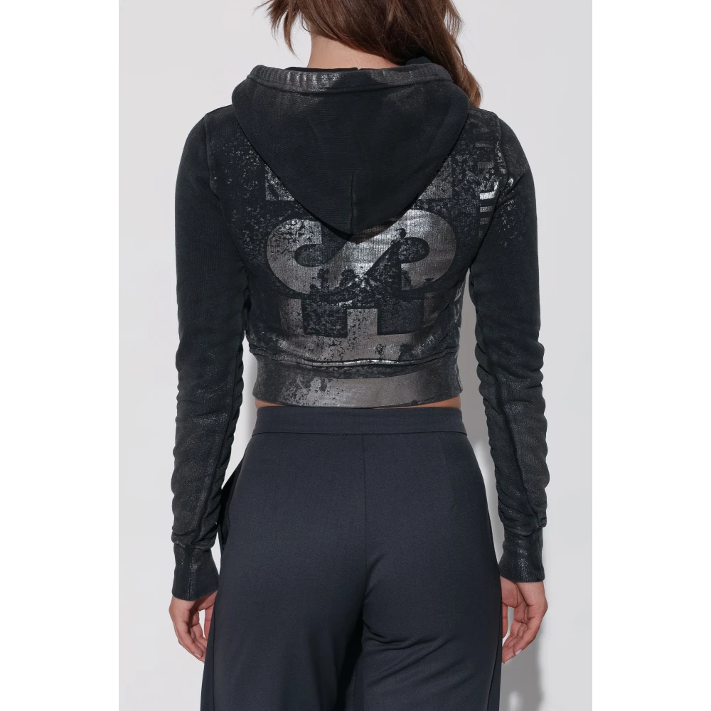 Diesel Hoodie F-Slimmy-Hood-P6 Black Dames