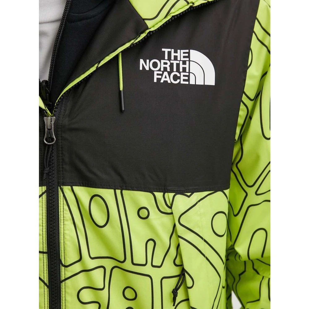 The North Face Waterdichte Limoengroene Jas Multicolor Heren