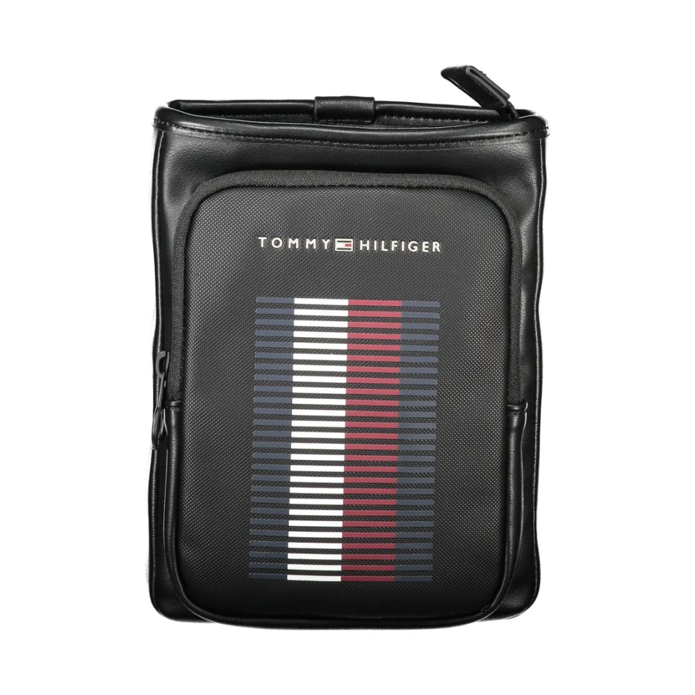 Tommy Hilfiger Zwarte Schoudertas | Polyethyleen Materiaal Black Heren