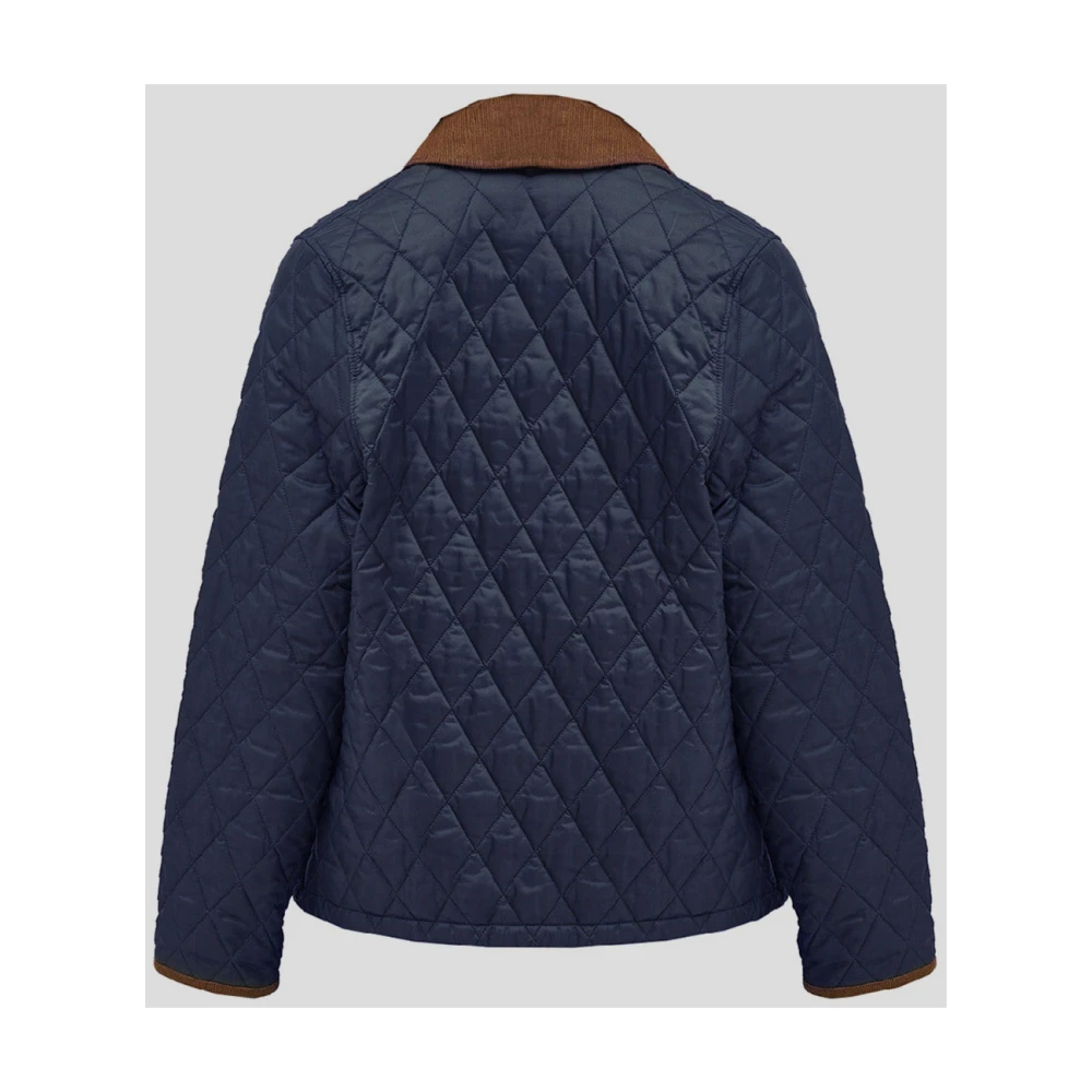 Barbour Polyester Jas voor Stijlvolle Outfits Blue Dames