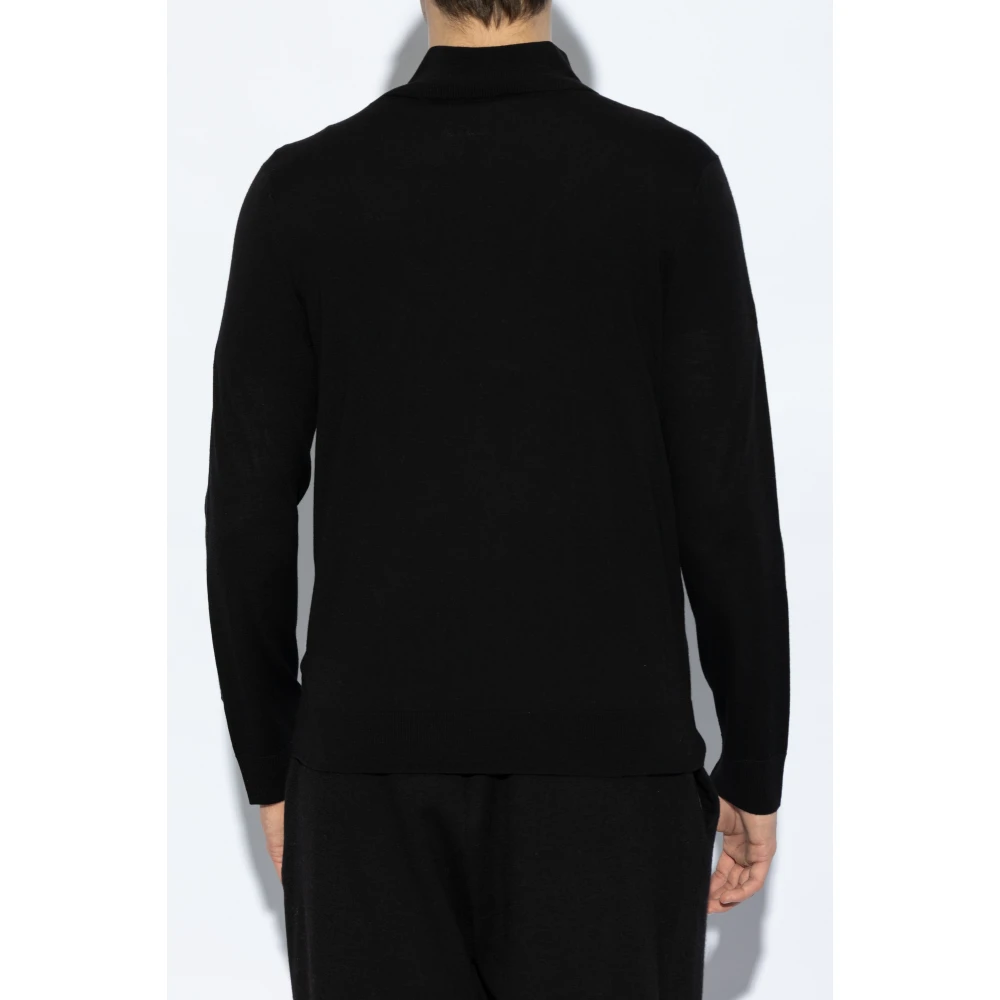 Paul Smith Vest met opstaande kraag Blue Heren