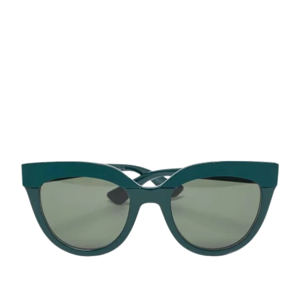 Dior Vintage Pre-owned Acetate sunglasses Green Dames