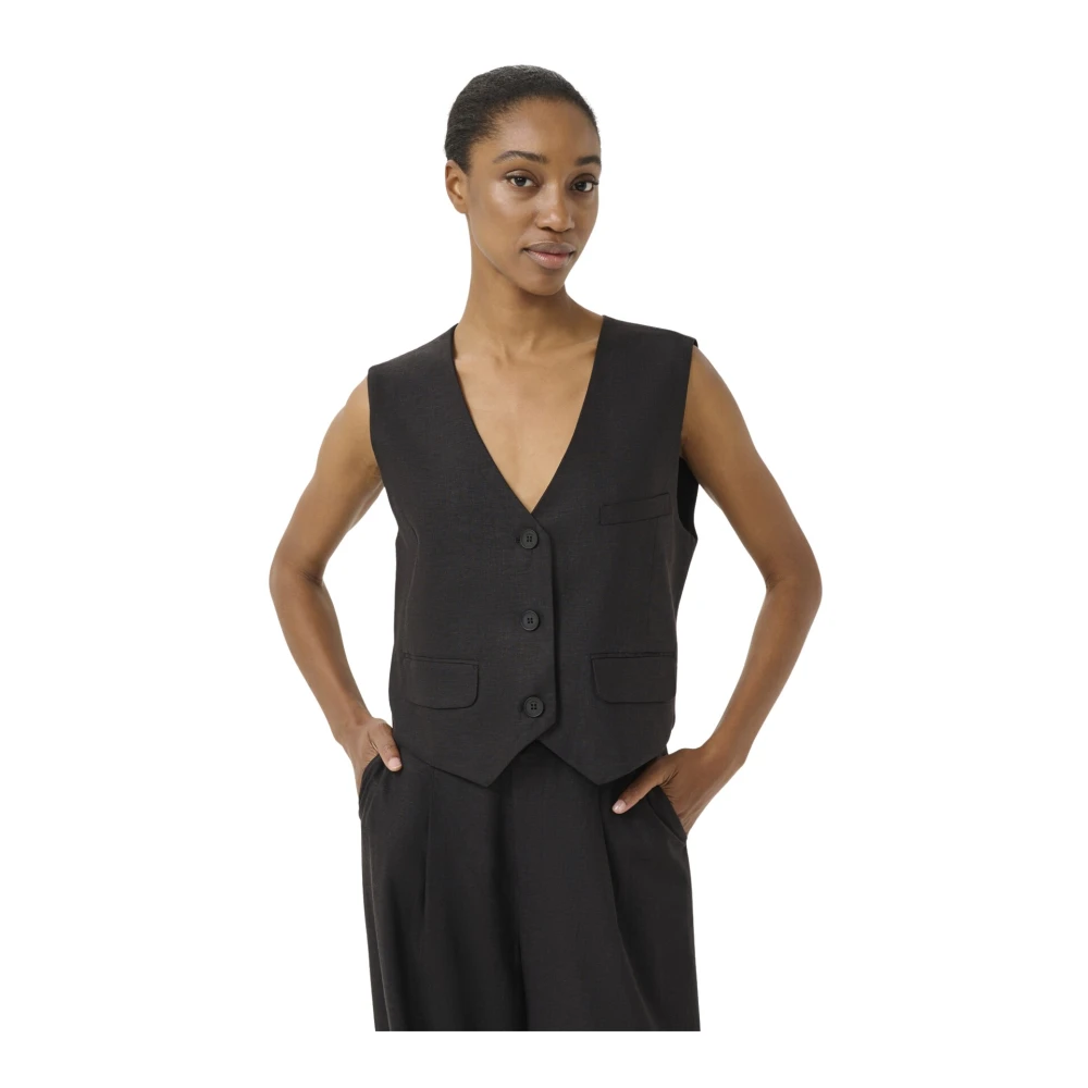 Gestuz - Jackets > Vests - Black - Gestuz - Modalova