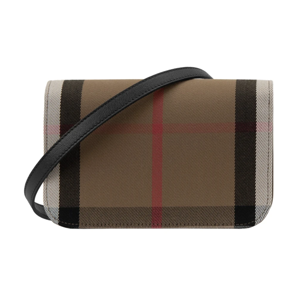 Burberry Dames Schoudertas Magnetische Knoop Beige Dames