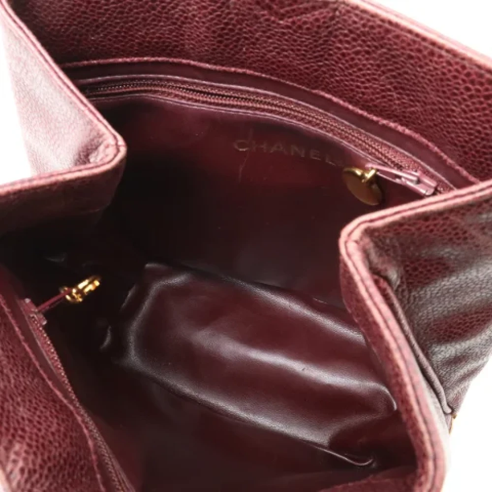 Chanel Vintage Pre-owned Leather chanel-bags Brown Dames