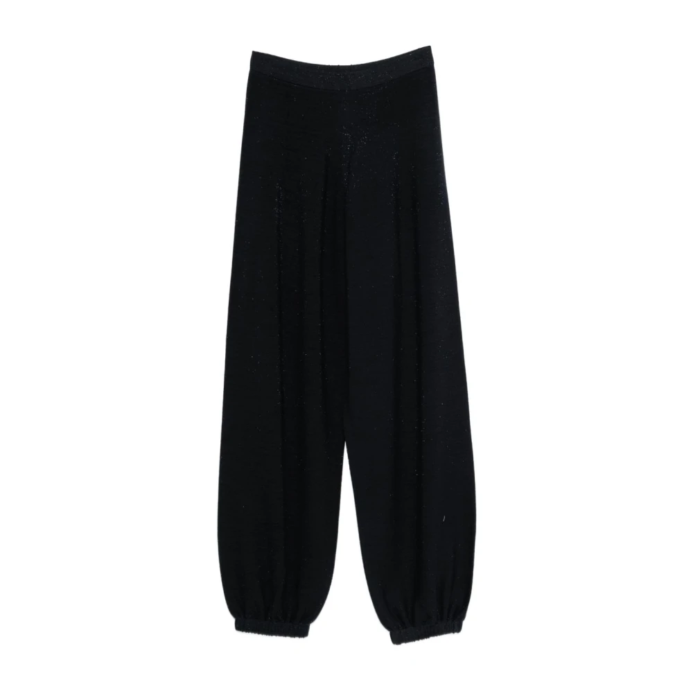 Fabiana Filippi Women's Blue Wide Trousers, 2XS, Wide Trousers