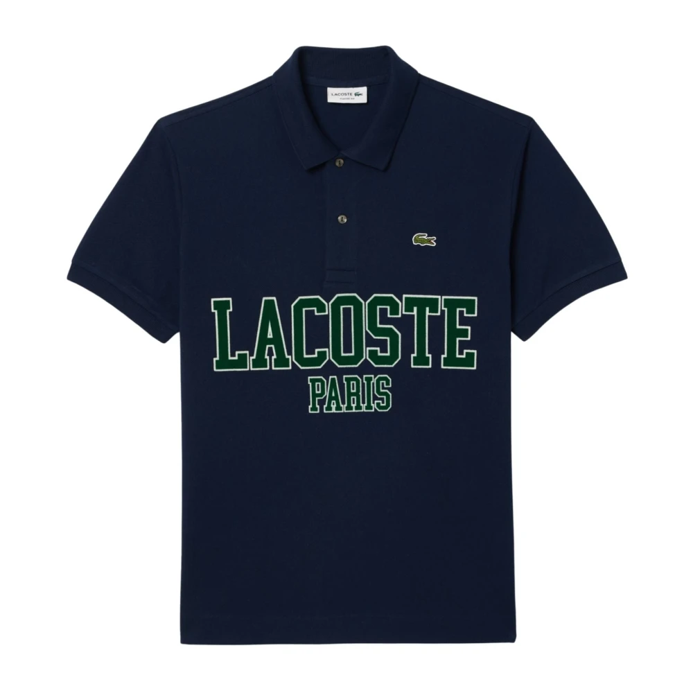 Lacoste Classic fit poloshirt met labelprint model 'FRENCH ICONICS'
