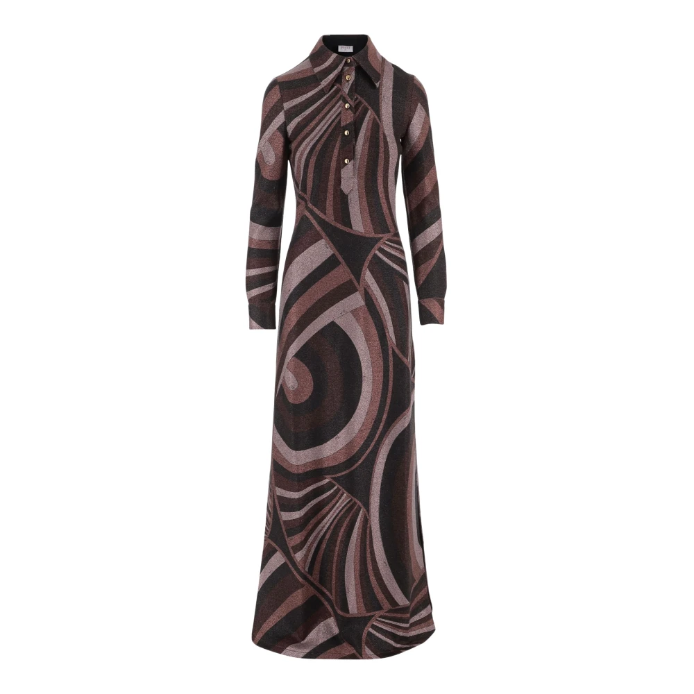 Pucci Donna Multicolor - Abito In Lurex Elasticizzato Con Stampa Iride - Dresses - E - M