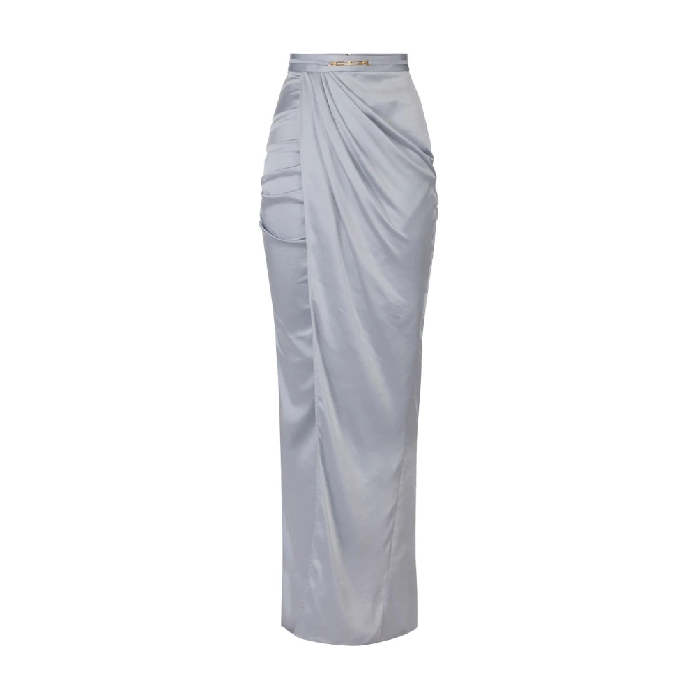 Elisabetta Franchi Gray Chic Skirts Collection - Female - Maxi Skirts - M - Skirts