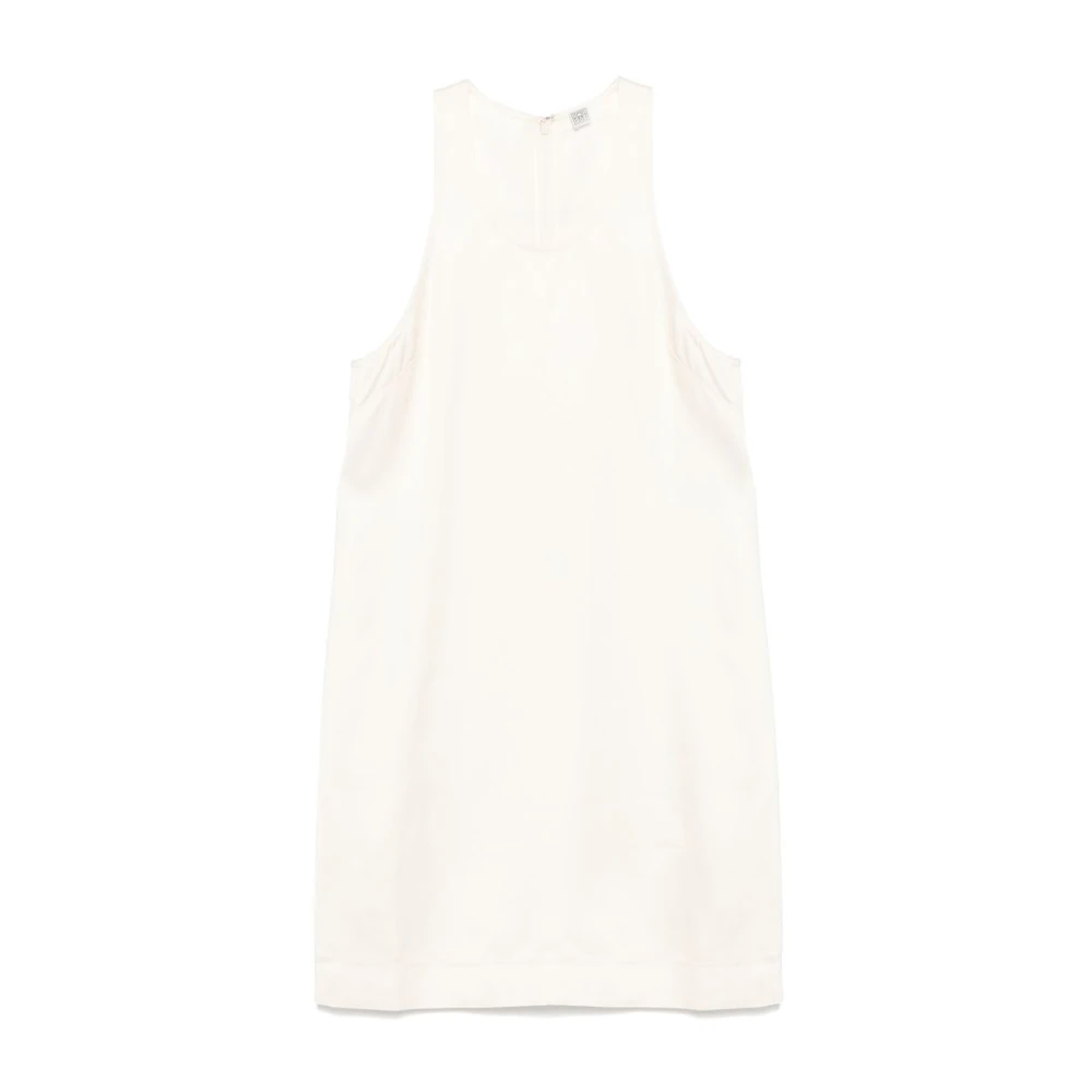 TotêMe Beige Scoop Neck Jurk Beige Dames