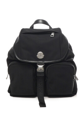 black-nylon-backpack-with-leather-trim