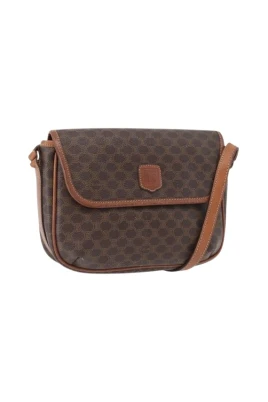 Pre-owned Vintage Canvas Axelremsväska