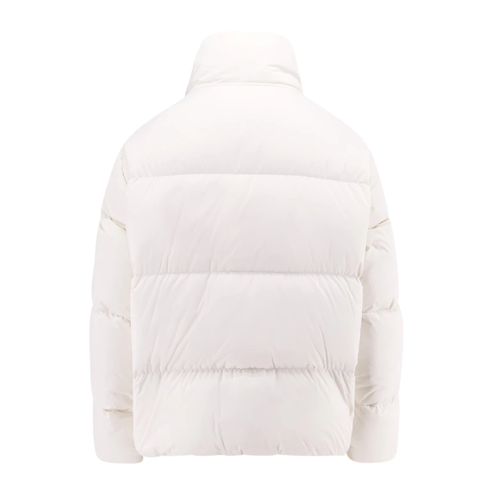 Moncler Stijlvolle jas met ritssluiting White Dames
