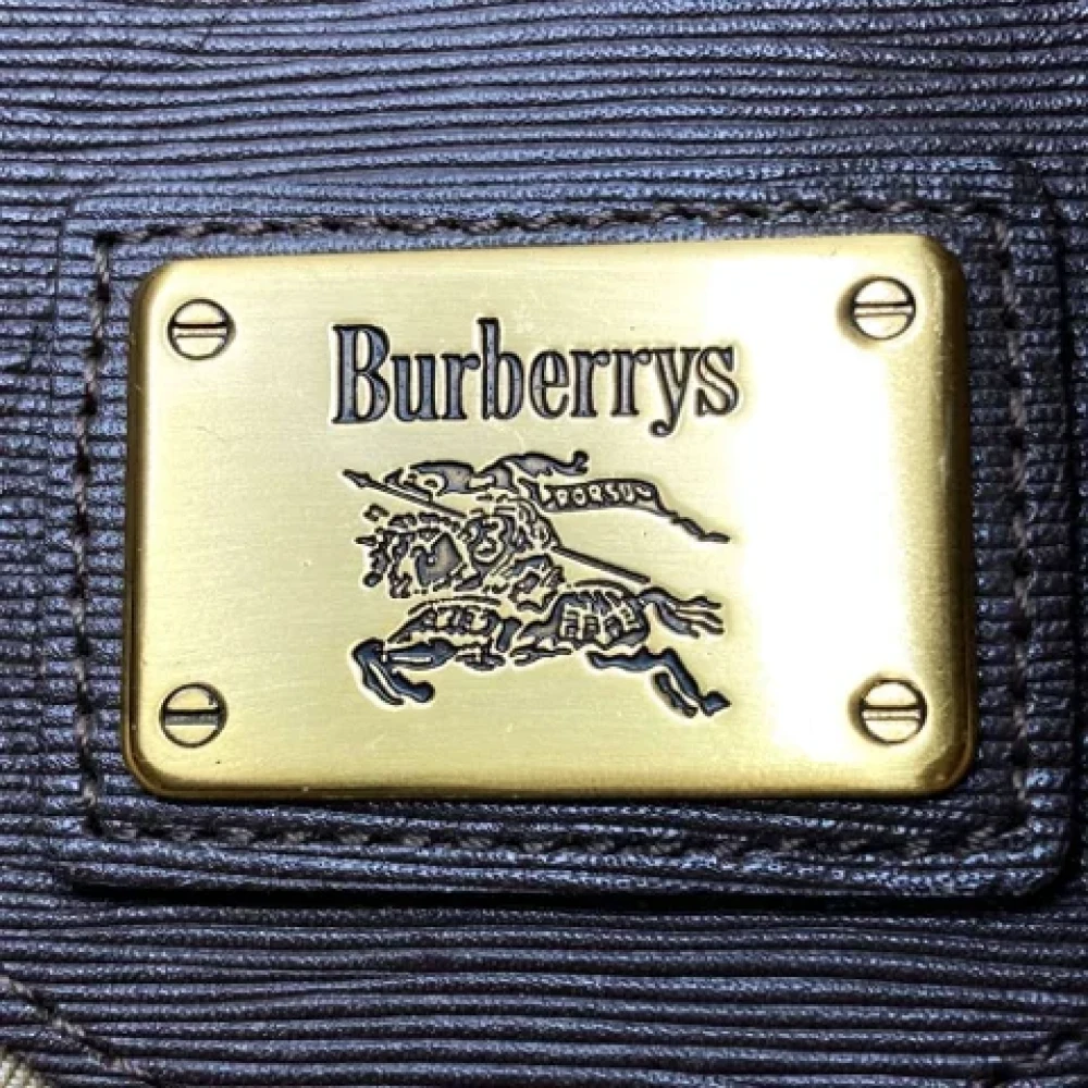 Burberry Vintage Pre-owned Canvas travel-bags Brown Dames
