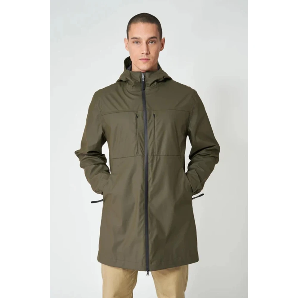 Tantä Waterdichte Unisex Outdoor Jas Khaki Green Heren
