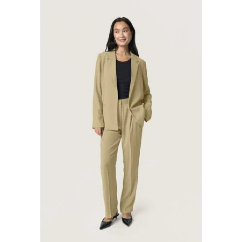 Soaked in Luxury Elegante blazer Shirley Beige Dames