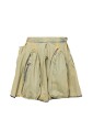 jupe-en-denim-vert-olive-drapee