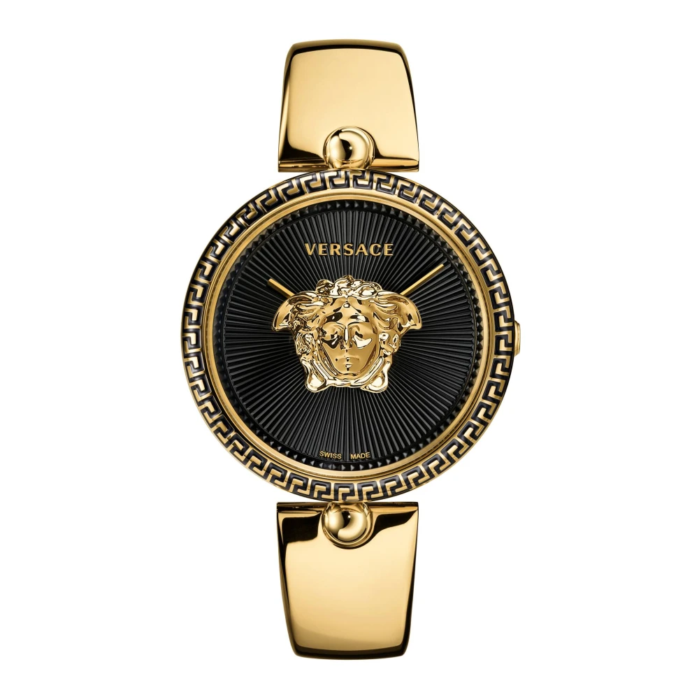 Versace Women's Yellow Palazzo Empire Stainless Steel Watch