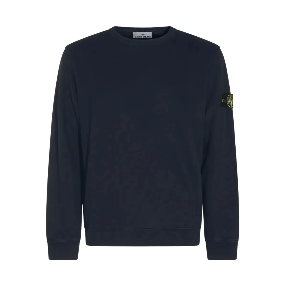 Stone Island Felpa - Male - Sweatshirts - Blue - S - Sweatshirts & Hoodies