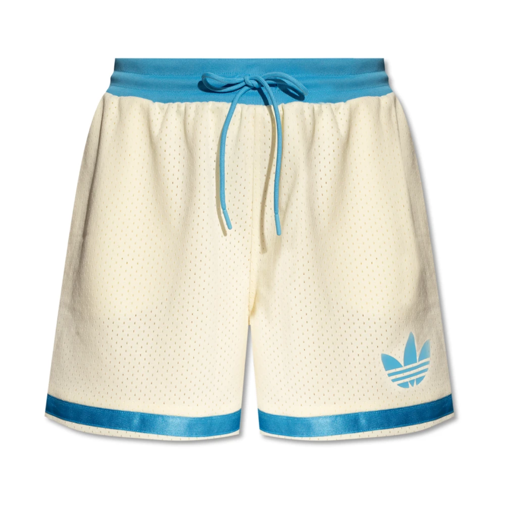 Adidas Originals Shorts met logo Beige Dames