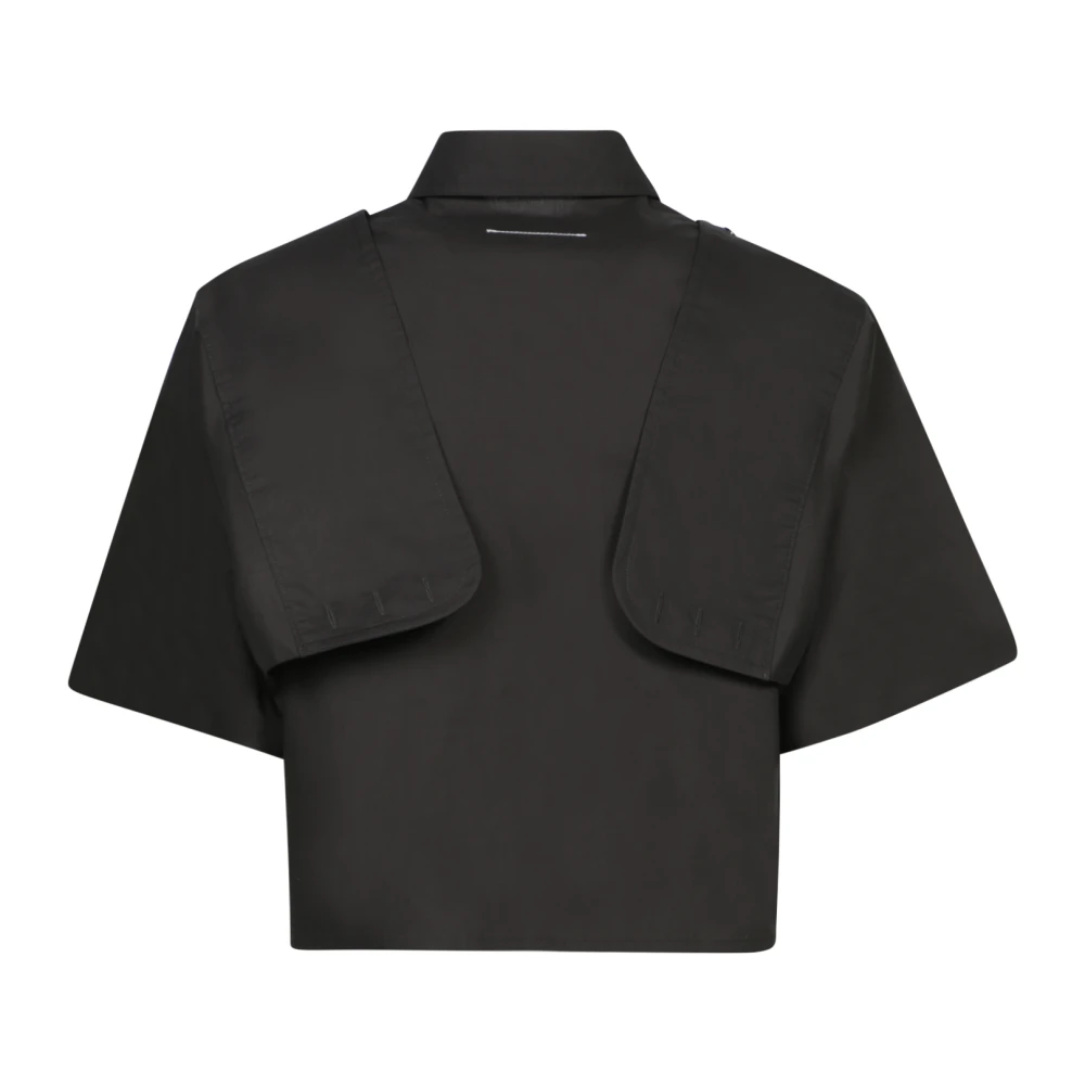MM6 Maison Margiela Shirt Black Dames