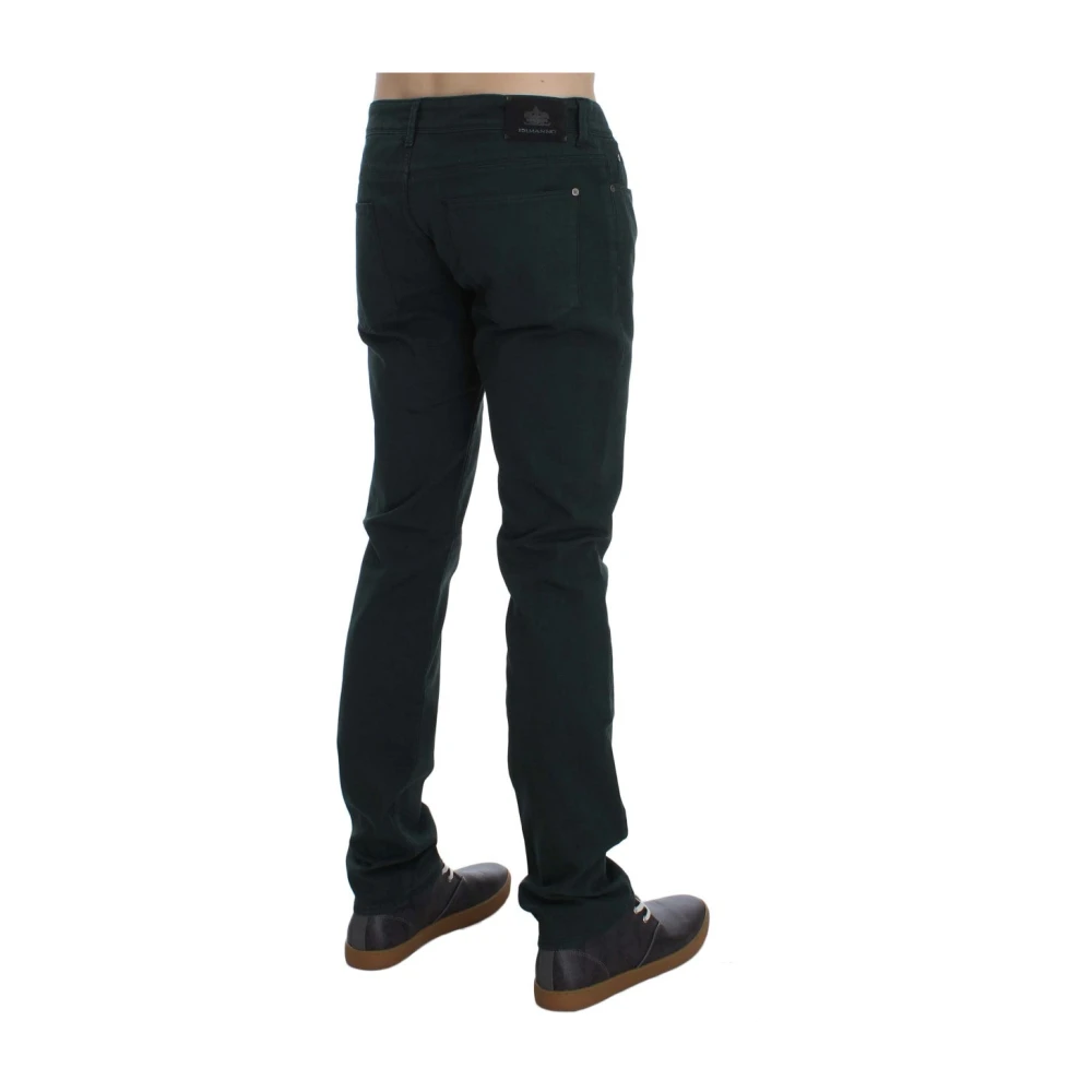 Ermanno Scervino Groene rechte jeans met Italiaanse flair Green Heren