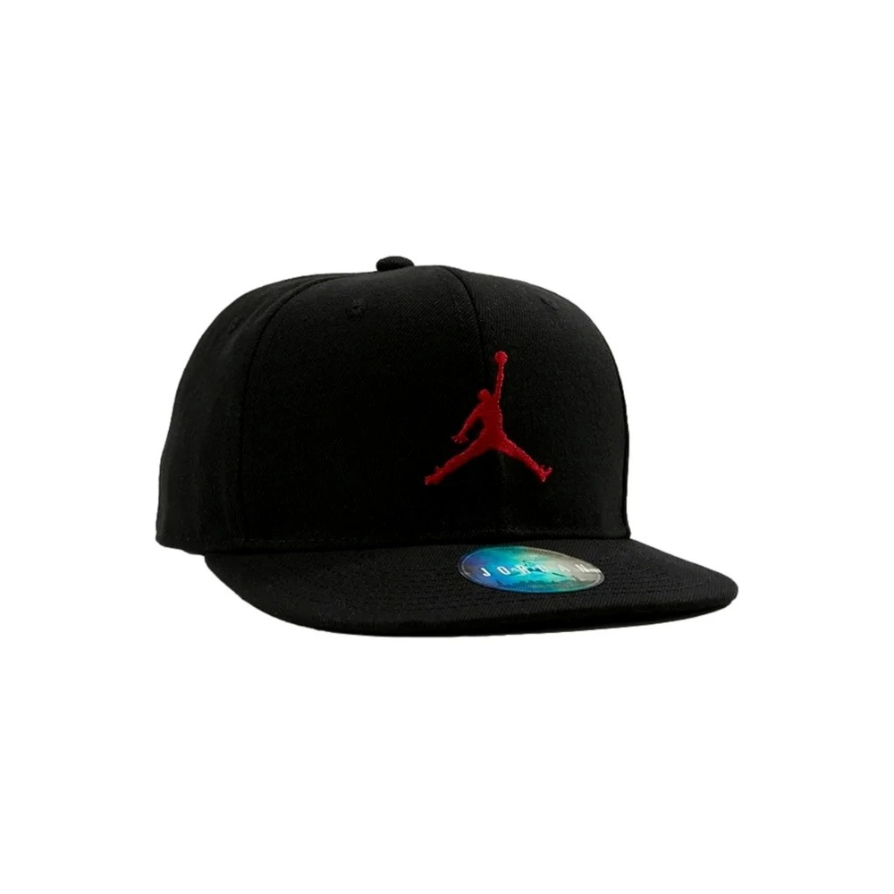 Jordan Zwarte Jumpman Snapback Pet Black Heren